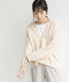 スリットVニットプルオーバーのサムネイル