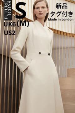 英国製 日本未入荷 新品 タグ付き 人気 完売 FOLD ウール ロングコート 