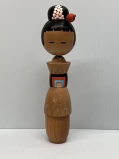 希少】伝統工芸 創作こけし 雅徳作 近代こけし ヴィンテージ レトロ