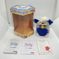 【激レア】ファービー　2000年限定生産　青&白のサムネイル