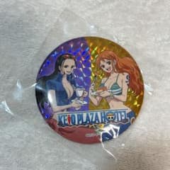 희귀 ONE PIECE 캔 배지 게이오 플라자 호텔 로빈 나미