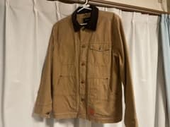 【最終値下げ】RVCA ワークジャケット ブラウン Mサイズのサムネイル