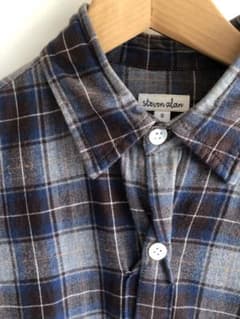 steven alan スティーブンアラン　チェック柄シャツ Sのサムネイル