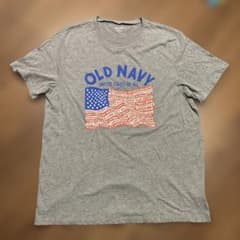 OLD NAVY 星条旗ロゴTシャツ XL USAデザインのサムネイル