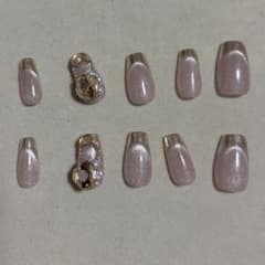 Thumbnail of ピンク ネイルチップ 10個セット　マグネット　現品　Sサイズ