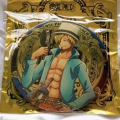 ONE PIECE 輩缶バッジ　サンジ ONE PIECE ワンピース 金の輩缶バッジ サンジ - メルカリ