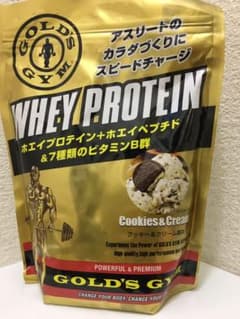 ゴールドジム　クッキー&クリーム味　360gのサムネイル
