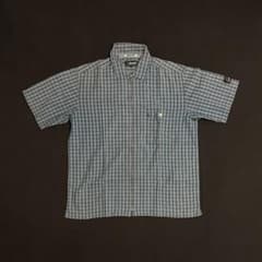 Bear USA チェック柄 ジップアップ 半袖シャツ Lサイズのサムネイル