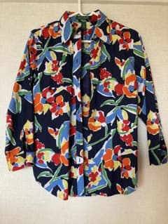 LAUREN RALPH LAUREN 花柄シャツ XS