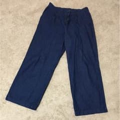 デニムパンツ ワイドパンツ ウエストゴムのサムネイル