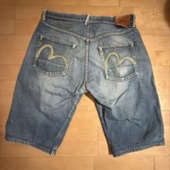 EVISU No.2 W38ハーフショートパンツカスタムジーンズ - メルカリ