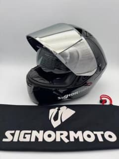 「7231」美品 SIGNORMOTO ジェットヘルメット ブラック 7231」美品 SIGNORMOTO ジェットヘルメット ブラック - メルカリ
