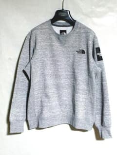 【THE NORTH FACE】スクエアロゴ クルー / メンズ M