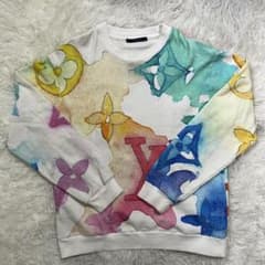 Louis Vuitton ジャイアントモノグラムトレーナー ウォーターカラー