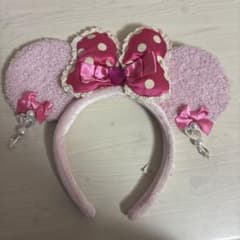 ミニー耳デザイン ピンクカチューシャのサムネイル