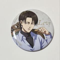 進撃の巨人 3o'clock ゲツオシマート 特典 ビッグ缶バッジ リヴァイ