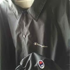 Champion コーチジャケット 黒のサムネイル