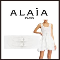 ○☆新品 未使用 アライア コルセット ベルト 2バックル