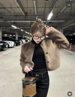 DIANTE みくちゃん着用 フェイクファージャケット ZARA - メルカリ