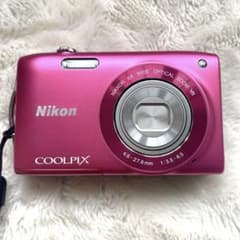 Nikon COOLPIX S3300 ピンク デジタルカメラ - メルカリ
