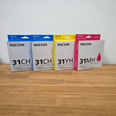 RICOH GC31CH/GC31YH/GC31MH 4個セット純正新品未使用 - メルカリ