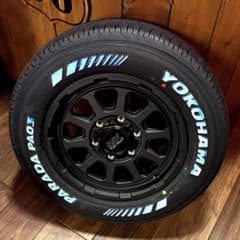 ハイエース専用⭐️215/65R16c⭐️ホワイトレター⭐️車検対応⭐️マットブラック ハイエース専用⭐️215/65R16c⭐️ホワイトレター⭐️車検対応