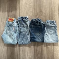 子供用デニムパンツ4点セットのサムネイル