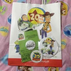 トイストーリー 20周年 ノベルティ 缶バッジのサムネイル