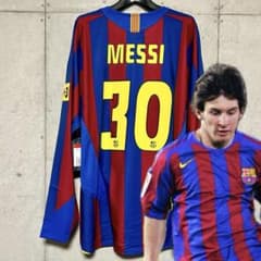 新品/タグ付き】05/06 FCバルセロナ♯30 メッシ 【Lサイズ】 - メルカリ