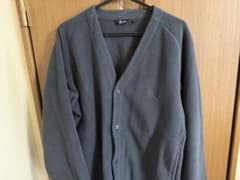 Needles x UNIQLO フリースカーディガン ダークグレー XLのサムネイル