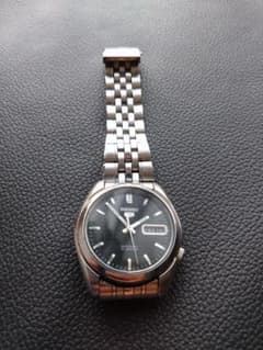 SEIKO5 セイコー5 自動巻き 裏スケルトン 7S26-01V0 黒文字盤 - メルカリ