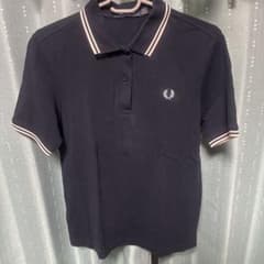 FRED PERRY ネイビー ポロシャツ UK 10のサムネイル