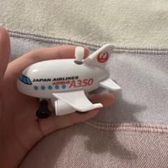 JAL 日本航空 AIRBUS A350 ゼンマイ式 飛行機 おもちゃのサムネイル