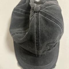 ダメージ加工 グレー ベースボールキャップのサムネイル