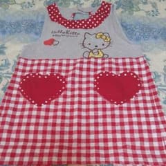 さくら様専用　キティちゃんエプロンのサムネイル
