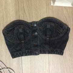 【送料込】【値下げ】KATHARIN HAMNETTデニムビスチェのサムネイル