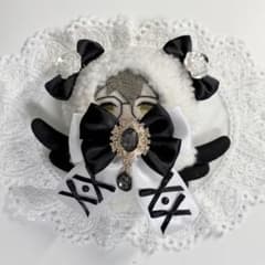 にじぱぺっとぬい服10cm 着ぐるみ 猫耳 黒色