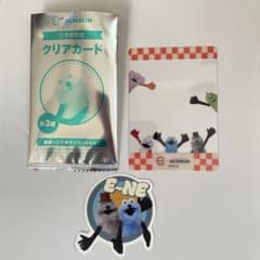 수시로×퍼펫 선순 클리어 카드·스티커 세트