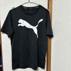 PUMA Tシャツ ブラック ロゴプリント ASIA Mのサムネイル