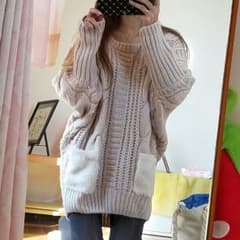 【おすし様専用】ファーポケット♡ダーリンニットのサムネイル