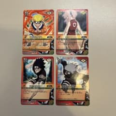 NARUTO ナルトカード 第7班 4枚セット ナルト・サスケ・サクラ・カカシ