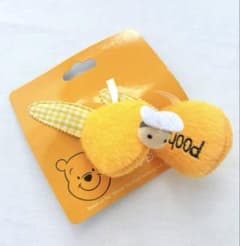 新品】東京ディズニーランド プーさん耳 ピン留め ヘアピン パッチン