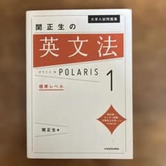 大学入試問題集 関正生の英文法ポラリス[1 標準レベル]のサムネイル