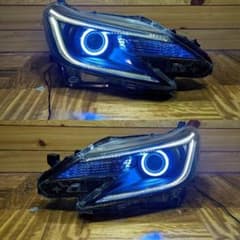 130系 マークX イカリング ヘッドライト 中期 後期 インナーブラック