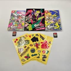 Splatoon 2 & Splatoon 3 Nintendo Switch Software Bundle with Bonus Items