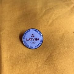 東京オリンピック LATVIJA ラトビア ピンバッジ 東京オリンピック LATVIJA ラトビア NOC ピンバッジ 非売品 - メルカリ