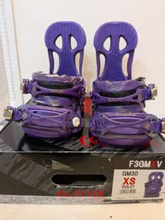 FLUX GM レディースXS スノーボードビンディング パープル　フラックスのサムネイル