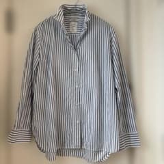 【美品】niko and... ストライプ マーセワイヤービッグシャツ Mサイズのサムネイル