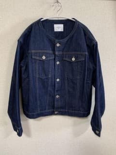 AMERI VINTAGE デニムジャケット ノーカラーサイズM美品アメリ - メルカリ