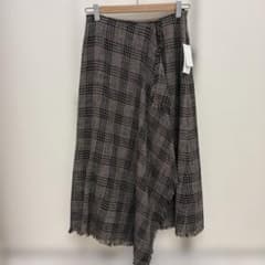 NATURAL BEAUTY BASIC ラップ風 ロングスカート Sのサムネイル